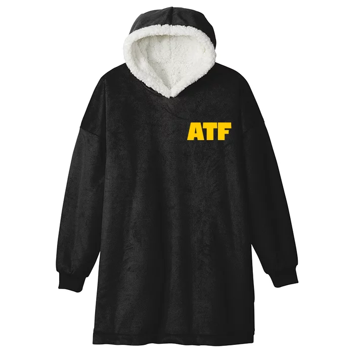 Atf Is Gay Front And Back Human Rights Equality Pride Front & Back Hooded Wearable Blanket