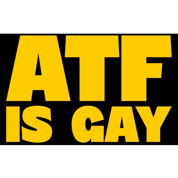 Atf Is Gay Front And Back Human Rights Equality Pride Bumper Sticker