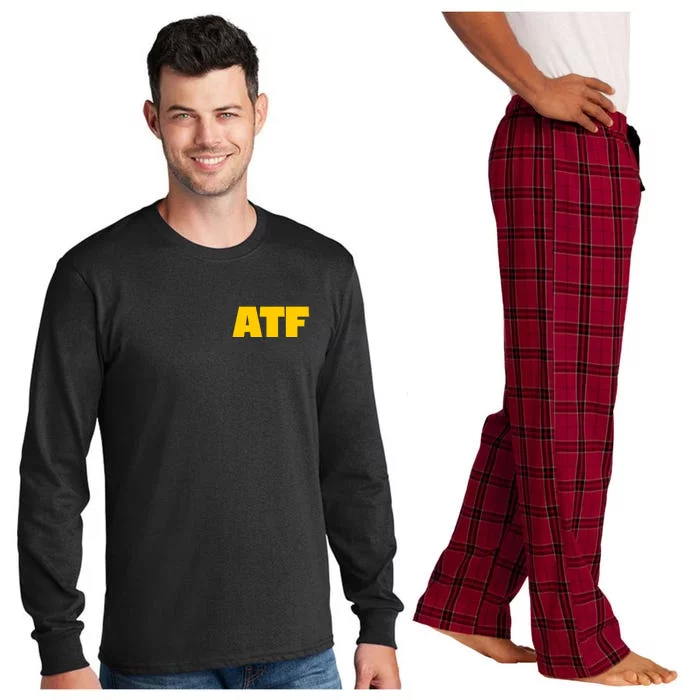 Atf Is Gay Front And Back Human Rights Equality Pride Front & Back Long Sleeve Pajama Set