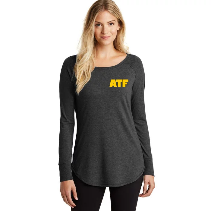 Atf Is Gay Front And Back Human Rights Equality Pride Front & Back Women's Perfect Tri Tunic Long Sleeve Shirt