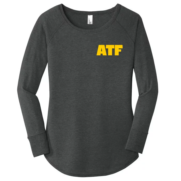 Atf Is Gay Front And Back Human Rights Equality Pride Front & Back Women's Perfect Tri Tunic Long Sleeve Shirt