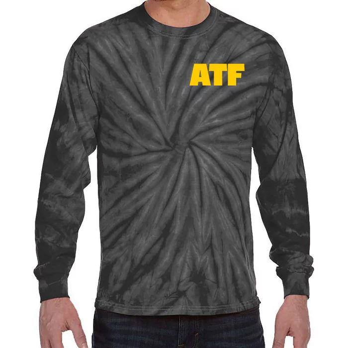 Atf Is Gay Front And Back Human Rights Equality Pride Front & Back Tie-Dye Long Sleeve Shirt