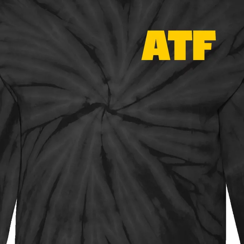 Atf Is Gay Front And Back Human Rights Equality Pride Front & Back Tie-Dye Long Sleeve Shirt