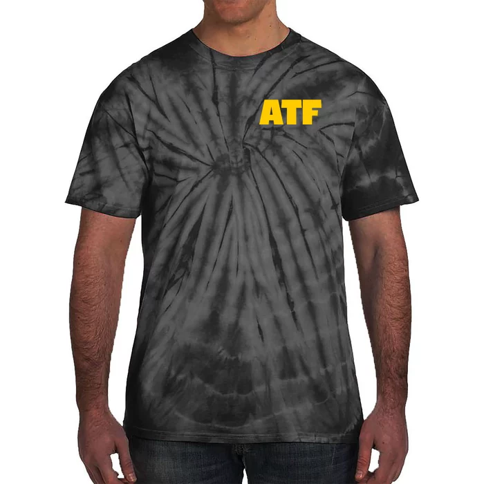 Atf Is Gay Front And Back Human Rights Equality Pride Front & Back Tie-Dye T-Shirt