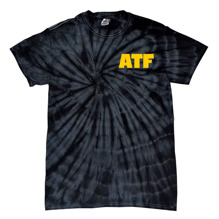 Atf Is Gay Front And Back Human Rights Equality Pride Front & Back Tie-Dye T-Shirt