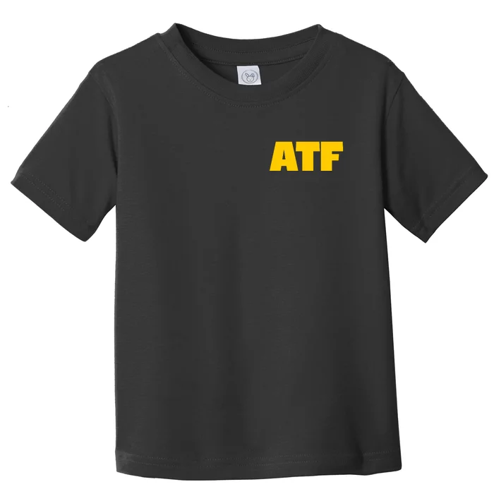 Atf Is Gay Front And Back Human Rights Equality Pride Front & Back Toddler T-Shirt