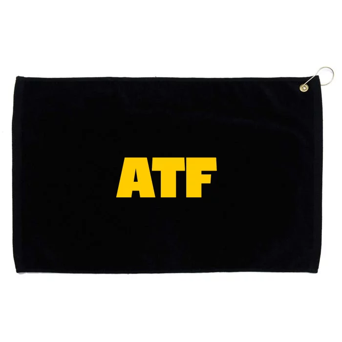 Atf Is Gay Front And Back Human Rights Equality Pride Front & Back Grommeted Golf Towel