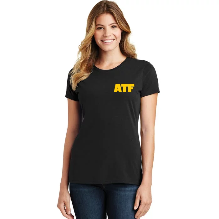 Atf Is Gay Front And Back Human Rights Equality Pride Front & Back Women's T-Shirt