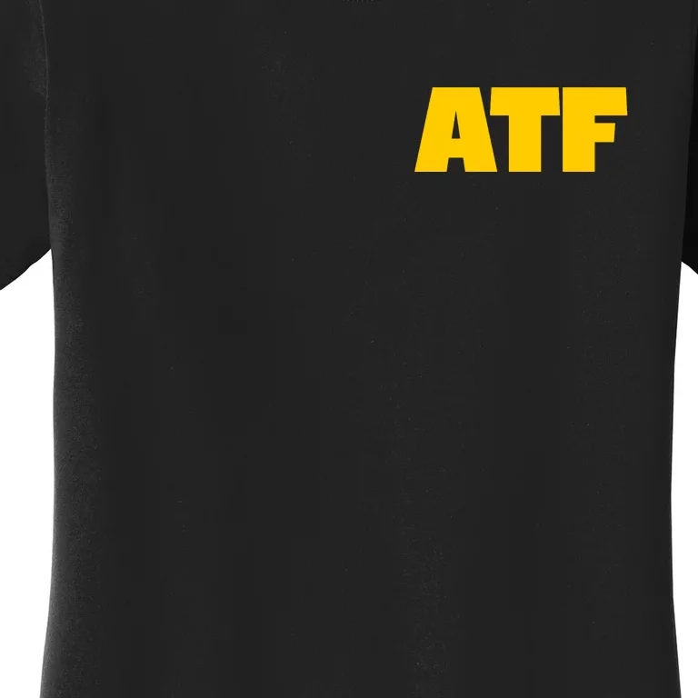 Atf Is Gay Front And Back Human Rights Equality Pride Front & Back Women's T-Shirt