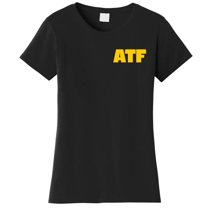 Atf Is Gay Front And Back Human Rights Equality Pride Front & Back Women's T-Shirt