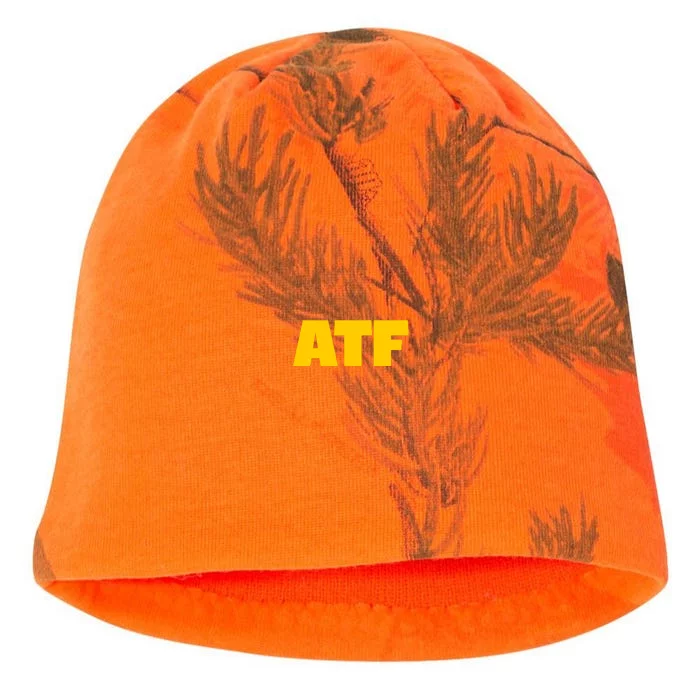 Atf Is Gay Front And Back Human Rights Equality Pride Front & Back Kati - Camo Knit Beanie