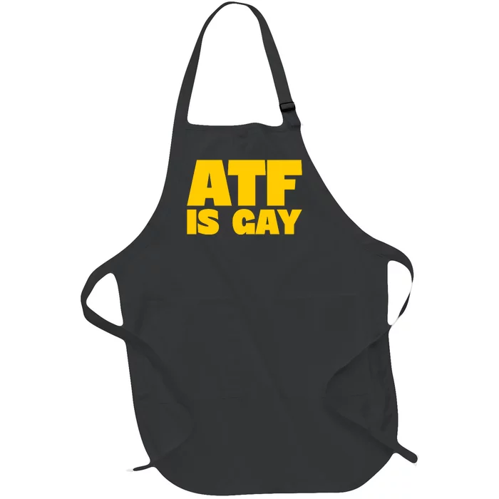 Atf Is Gay Human Rights Equality Pride Full-Length Apron With Pocket