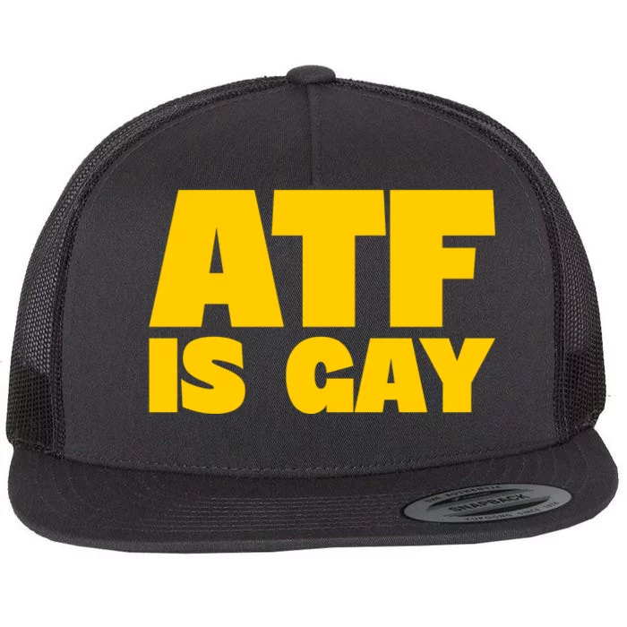 Atf Is Gay Human Rights Equality Pride Flat Bill Trucker Hat