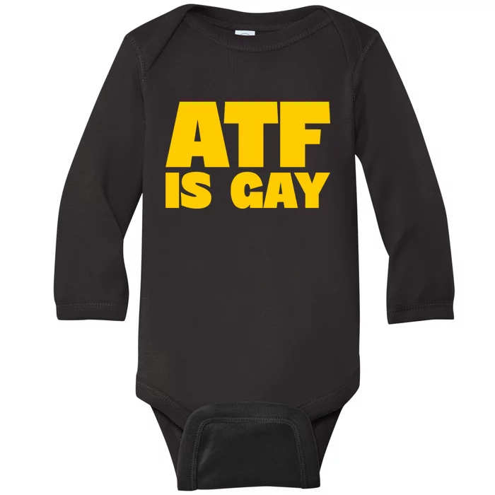 Atf Is Gay Human Rights Equality Pride Baby Long Sleeve Bodysuit