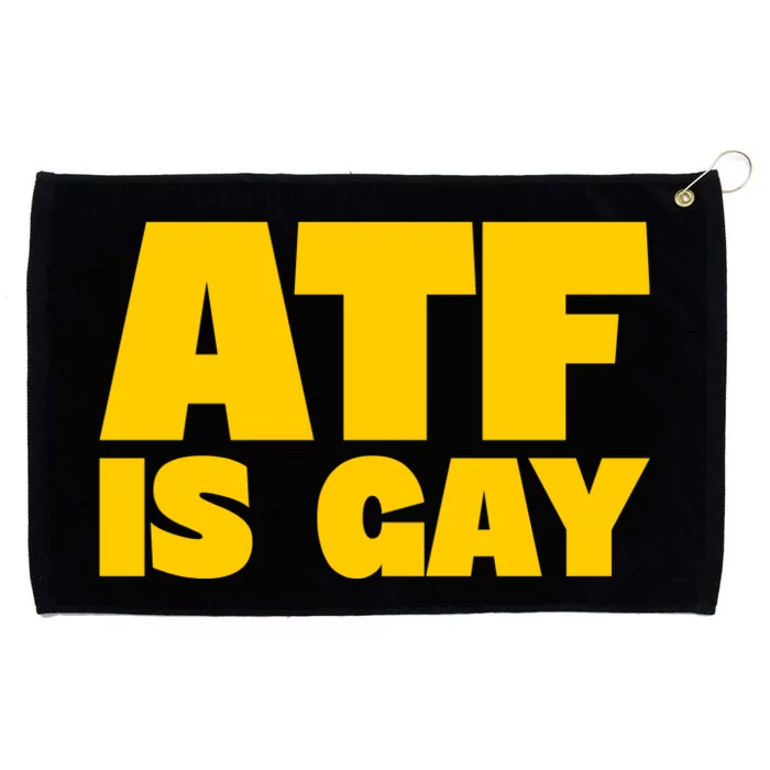 Atf Is Gay Human Rights Equality Pride Grommeted Golf Towel