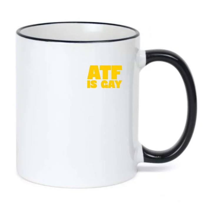 Atf Is Gay Human Rights Equality Pride Pocket Print Black Color Changing Mug