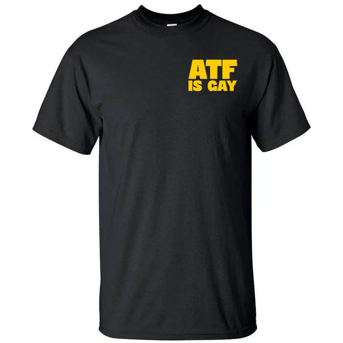 Atf Is Gay Human Rights Equality Pride Pocket Print Tall T-Shirt