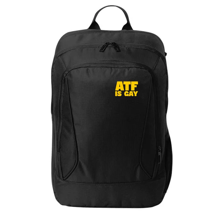 Atf Is Gay Human Rights Equality Pride Pocket Print City Backpack