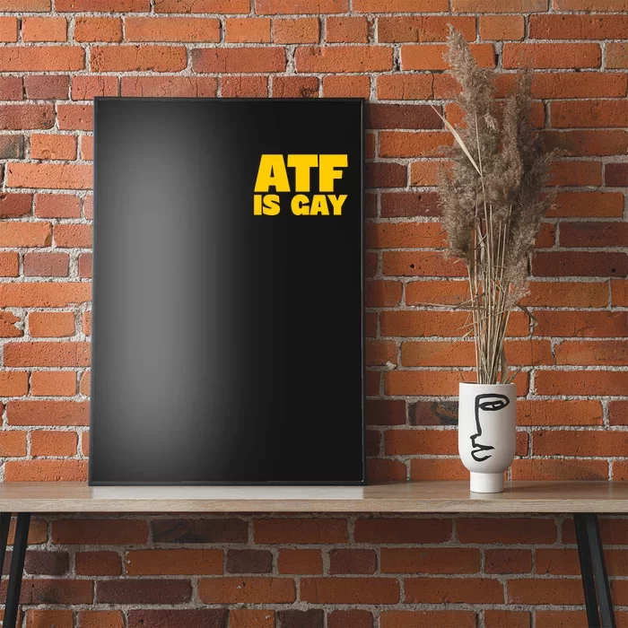 Atf Is Gay Human Rights Equality Pride Pocket Print Poster