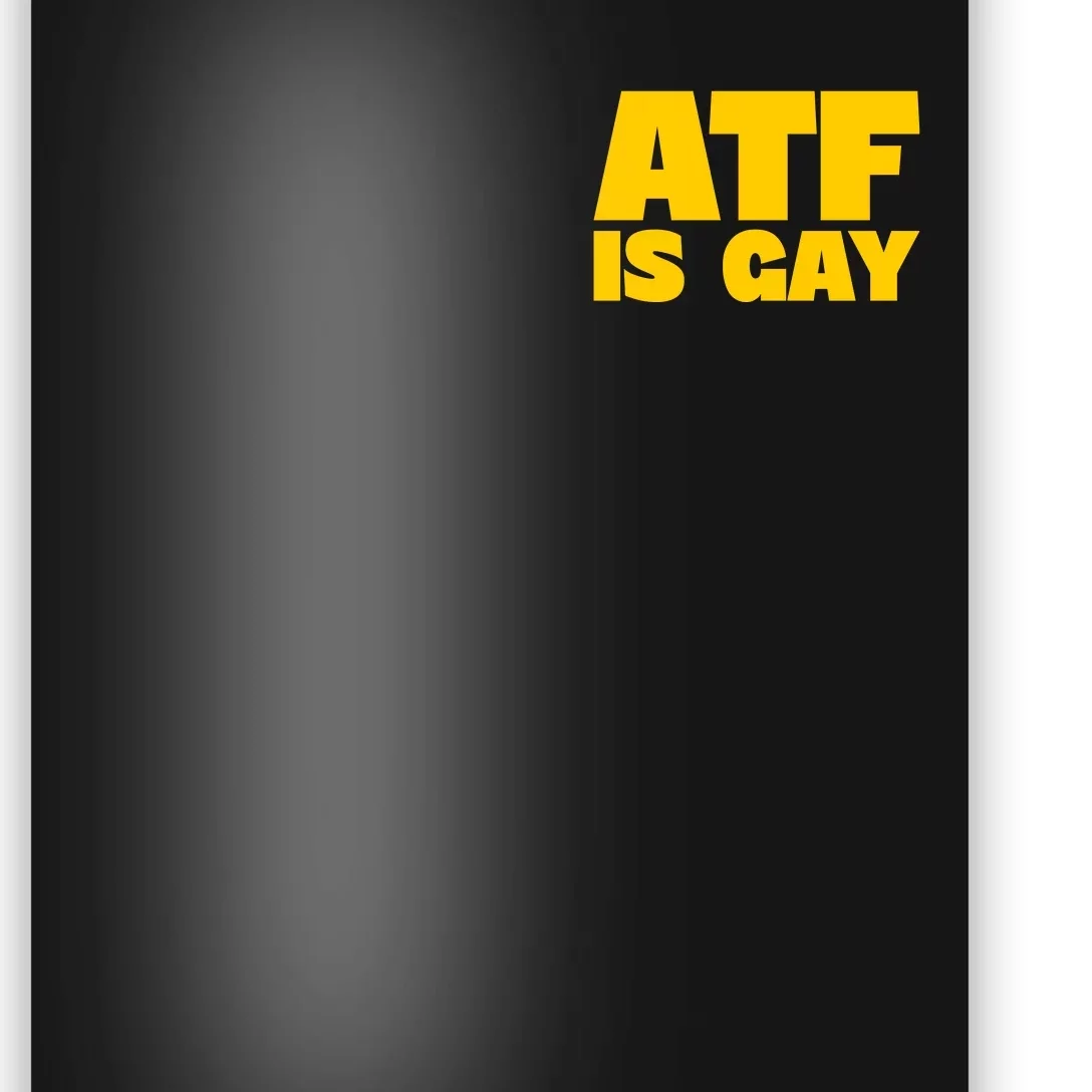 Atf Is Gay Human Rights Equality Pride Pocket Print Poster