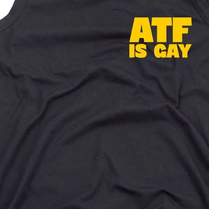 Atf Is Gay Human Rights Equality Pride Pocket Print Tank Top