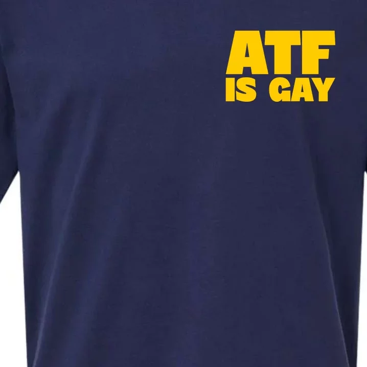 Atf Is Gay Human Rights Equality Pride Pocket Print Sueded Cloud Jersey T-Shirt