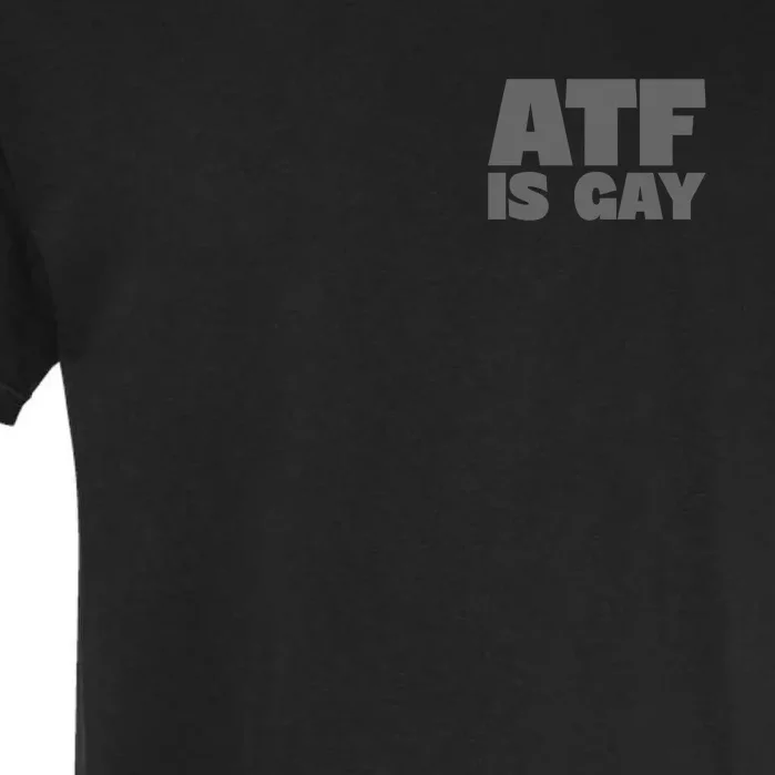 Atf Is Gay Human Rights Equality Pride Greystyle Pocket Print Garment-Dyed Heavyweight T-Shirt