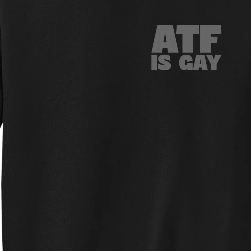 Atf Is Gay Human Rights Equality Pride Greystyle Pocket Print Sweatshirt