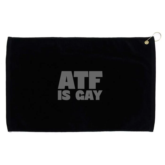 Atf Is Gay Human Rights Equality Pride Greystyle Pocket Print Grommeted Golf Towel