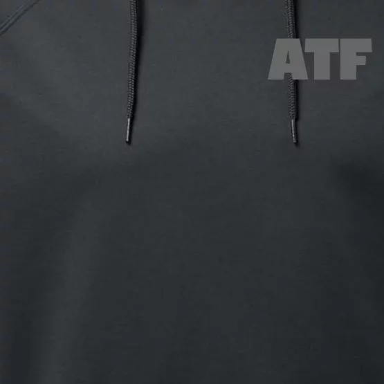 Atf Is Gay Human Rights Equality Pride Greystyle Front And Back Front & Back Performance Fleece Hoodie