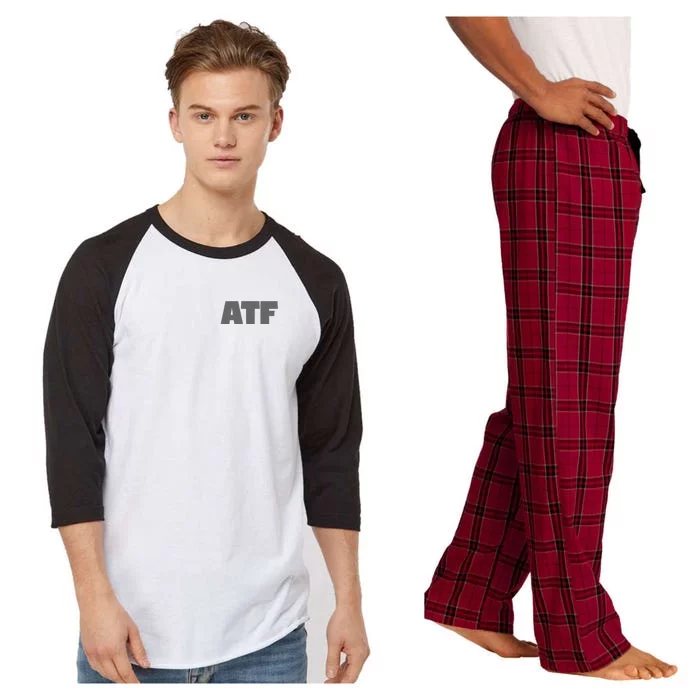 Atf Is Gay Human Rights Equality Pride Greystyle Front And Back Front & Back Raglan Sleeve Pajama Set