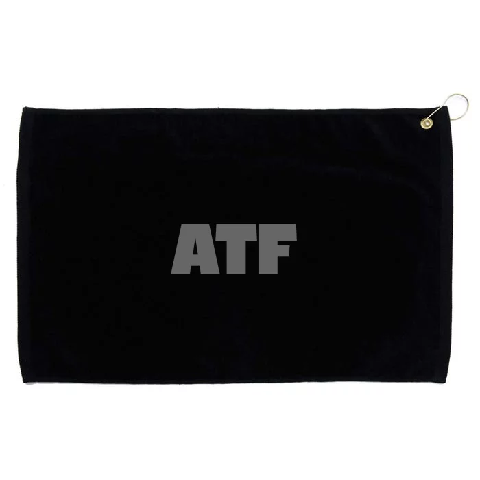 Atf Is Gay Human Rights Equality Pride Greystyle Front And Back Front & Back Grommeted Golf Towel