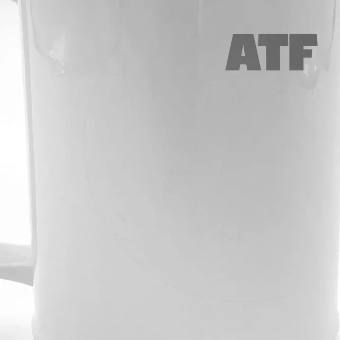 Atf Is Gay Human Rights Equality Pride Greystyle Front And Back Front & Back Beer Stein