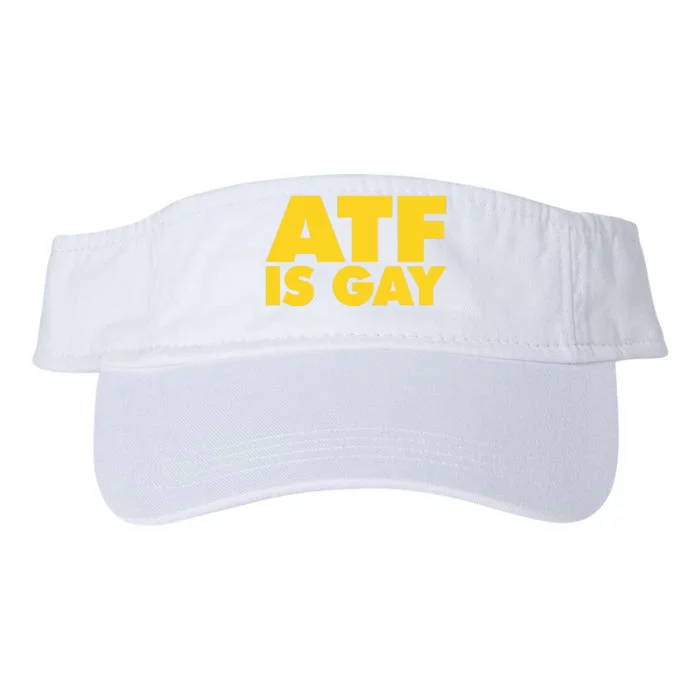 ATF Is Gay Valucap Bio-Washed Visor