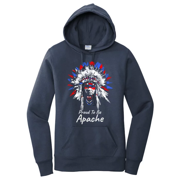 Apache Indian Gift Proud To Be Apache Women's Pullover Hoodie