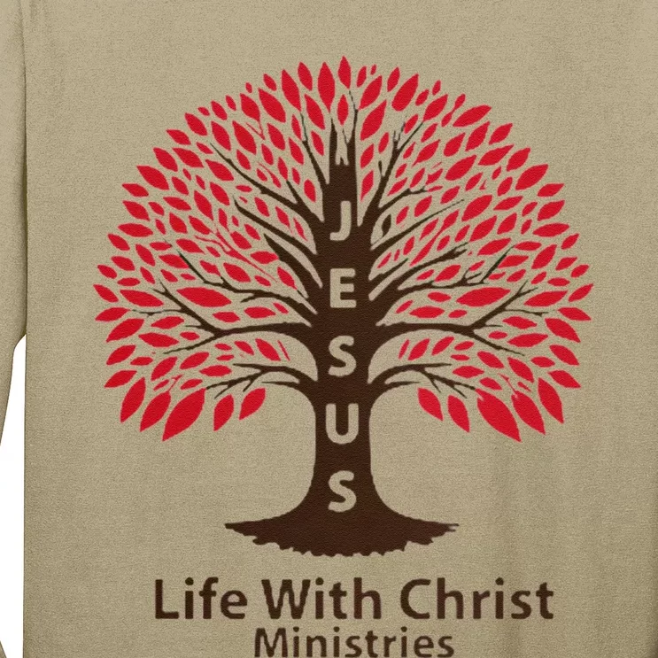 All In Glitch Design Jesus Life With Christ Ministries Long Sleeve Shirt