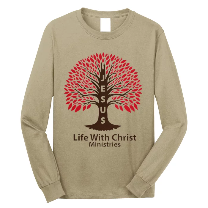 All In Glitch Design Jesus Life With Christ Ministries Long Sleeve Shirt