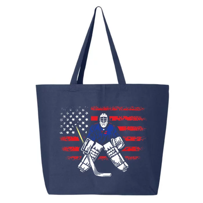 American Ice Hockey Athlete Winter Sport Goalkeeper 25L Jumbo Tote