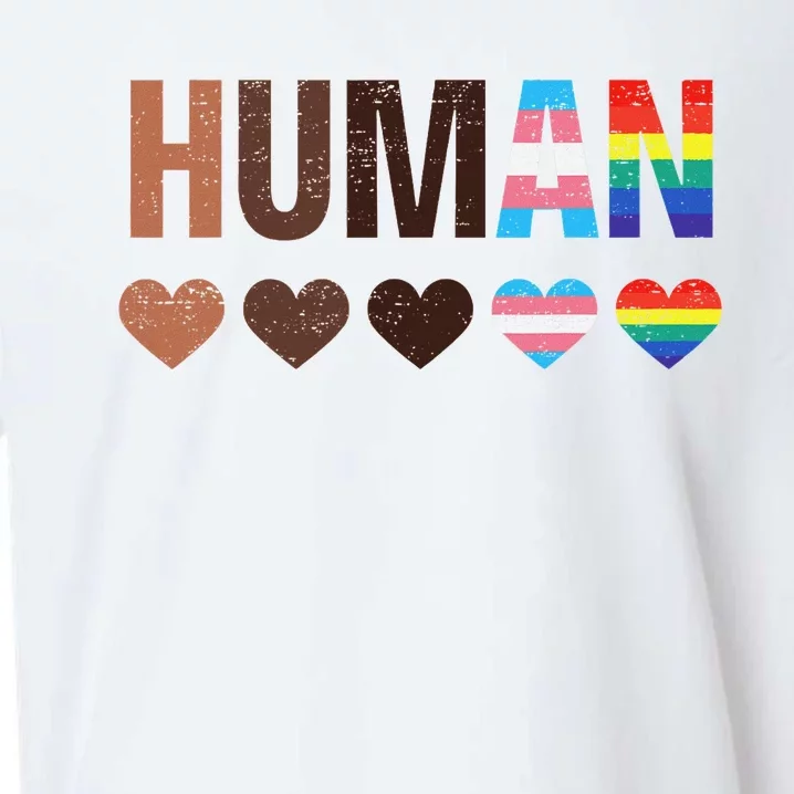 All Inclusive Hearts Blm Racial Justice Human Equality Top Sueded Cloud Jersey T-Shirt