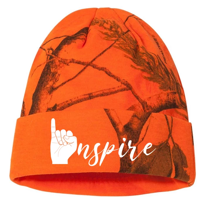 ASL I Hand Inspire SIgn Langage Kati - 12in Camo Beanie