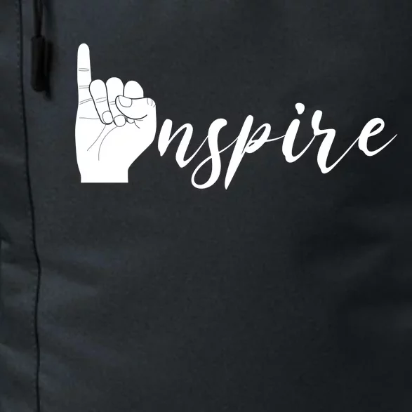 ASL I Hand Inspire SIgn Langage Daily Commute Backpack