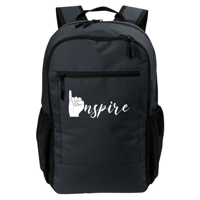 ASL I Hand Inspire SIgn Langage Daily Commute Backpack