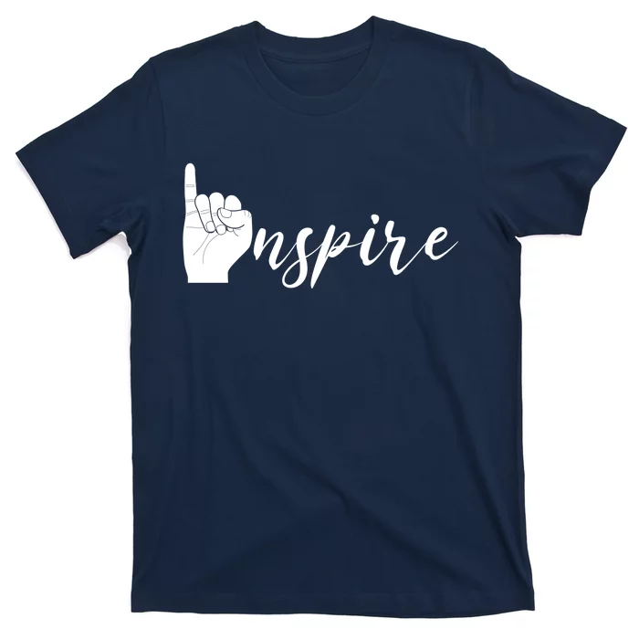 ASL I Hand Inspire SIgn Langage T-Shirt