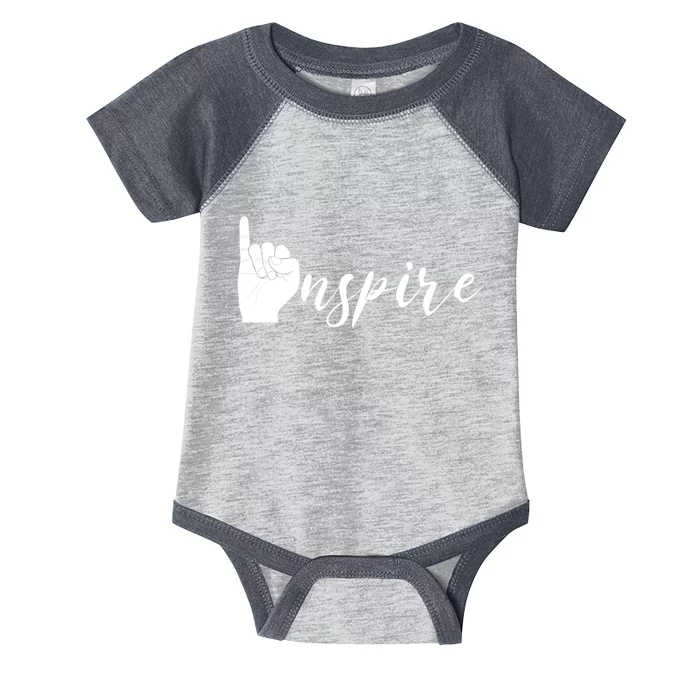 ASL I Hand Inspire SIgn Langage Infant Baby Jersey Bodysuit