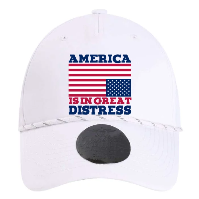 America Is In Great Distress Upside Down Flag Performance The Dyno Cap