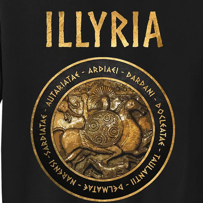 Ancient Illyria Illyrian Tribes Ancient Warrior Symbol Sweatshirt