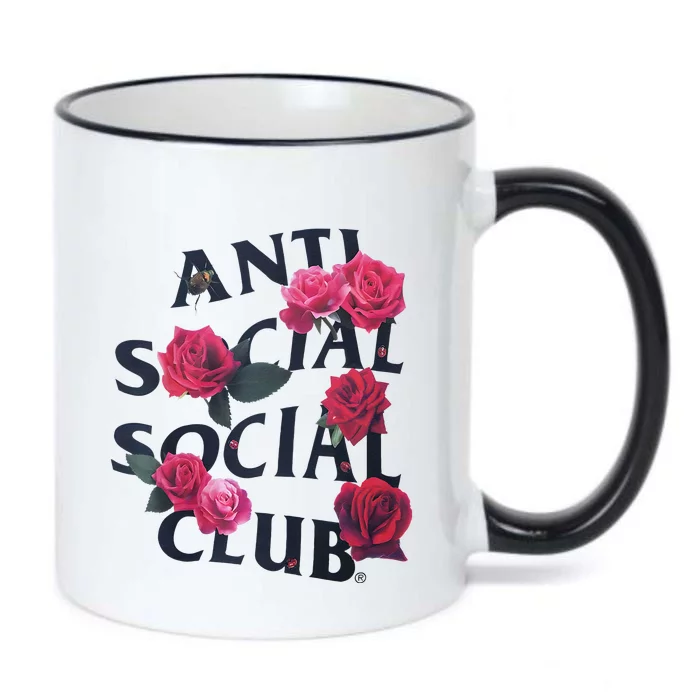 Antisocial Introvert I Hate People Antisocial Club Black Color Changing Mug