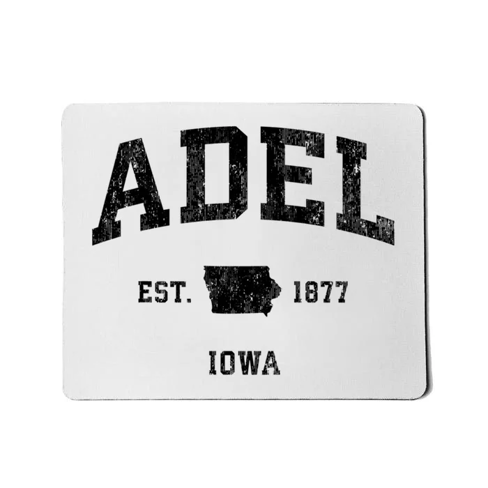 Adel Iowa Ia Vintage Athletic Sports Design Mousepad