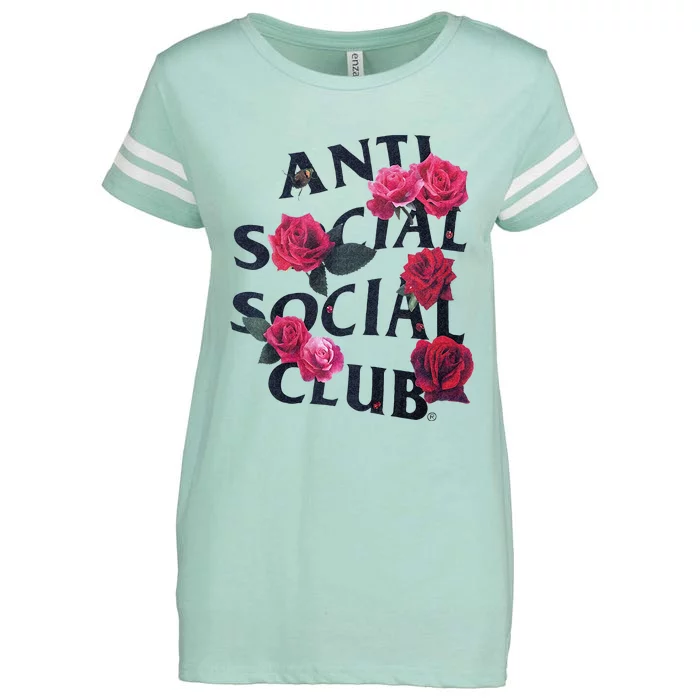 Antisocial Introvert I Hate People Antisocial Club Enza Ladies Jersey Football T-Shirt