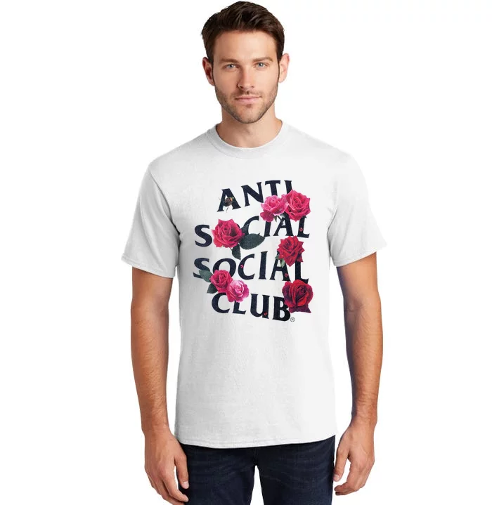 Antisocial Introvert I Hate People Antisocial Club Tall T-Shirt